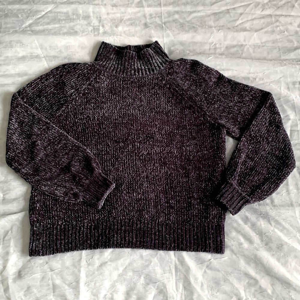 Ann Taylor Loft Chenille Turtleneck Sweater